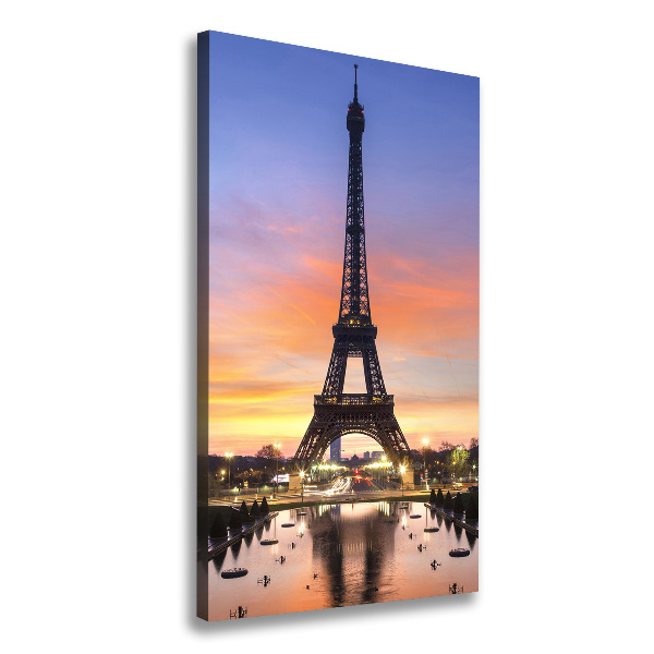 Wall art canvas large Eiffel Paris tower