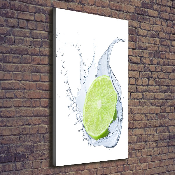 Canvas wall art Lime