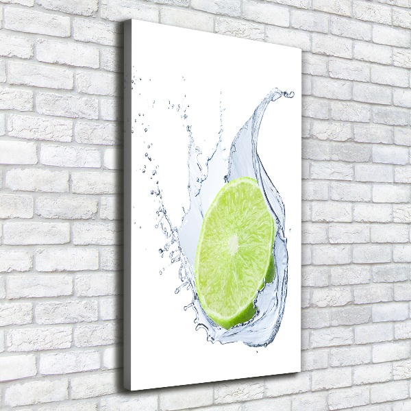 Canvas wall art Lime