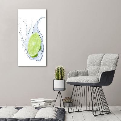 Canvas wall art Lime