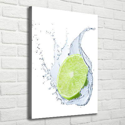 Canvas wall art Lime