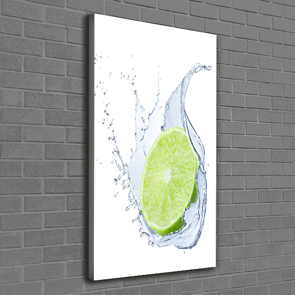 Canvas wall art Lime