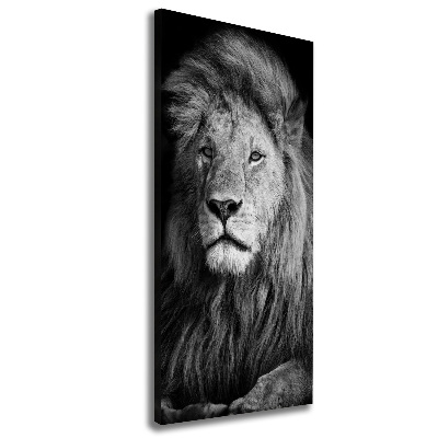 Canvas wall art Portrait of a lion