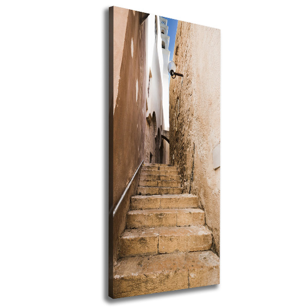 Wall art canvas large Israel streets