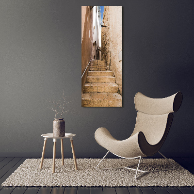 Wall art canvas large Israel streets