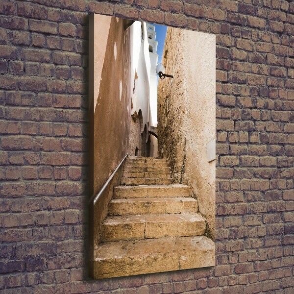 Wall art canvas large Israel streets