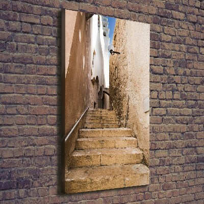 Wall art canvas large Israel streets