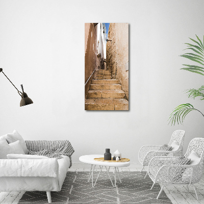 Wall art canvas large Israel streets