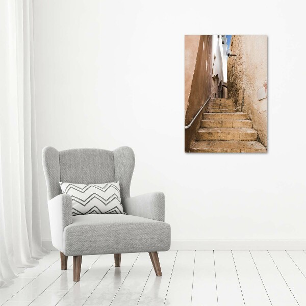 Wall art canvas large Israel streets