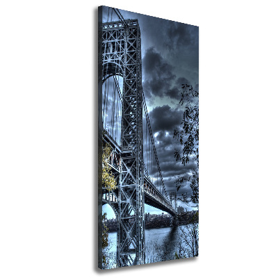 Wall art canvas New York bridge