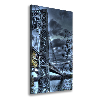 Wall art canvas New York bridge