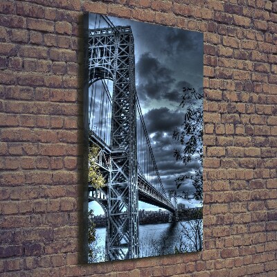 Wall art canvas New York bridge