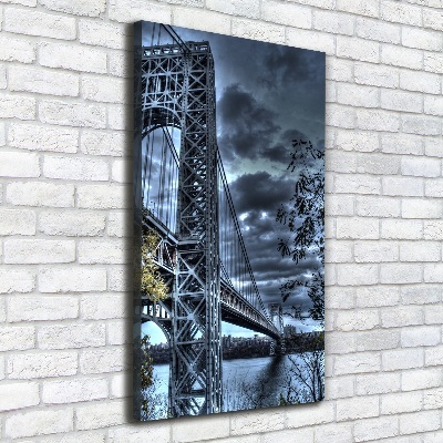 Wall art canvas New York bridge