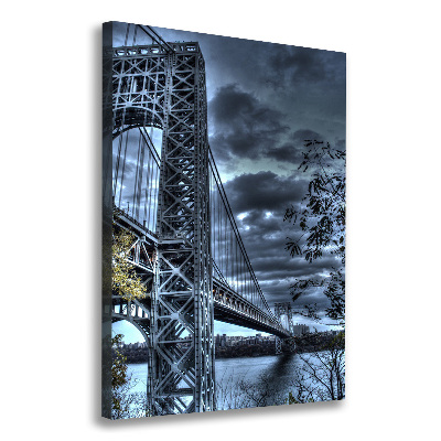 Wall art canvas New York bridge