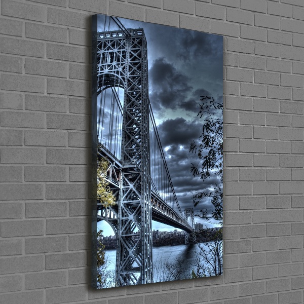 Wall art canvas New York bridge