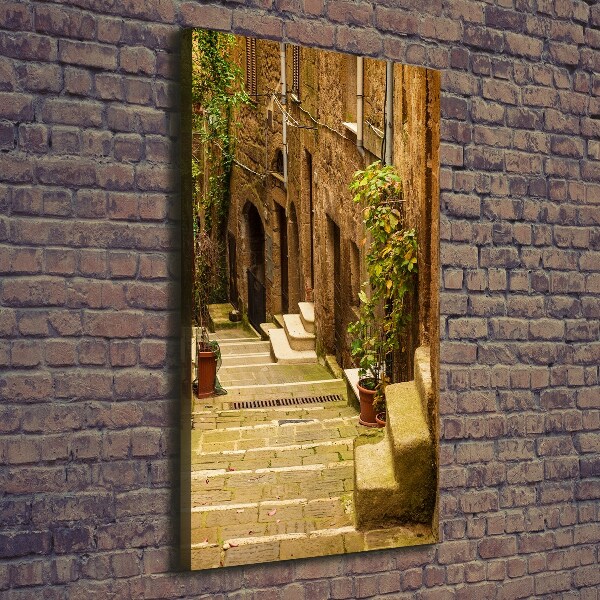 Wall art canvas Italian streets