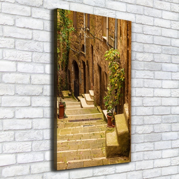 Wall art canvas Italian streets