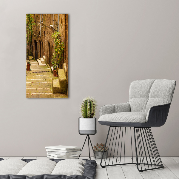 Wall art canvas Italian streets