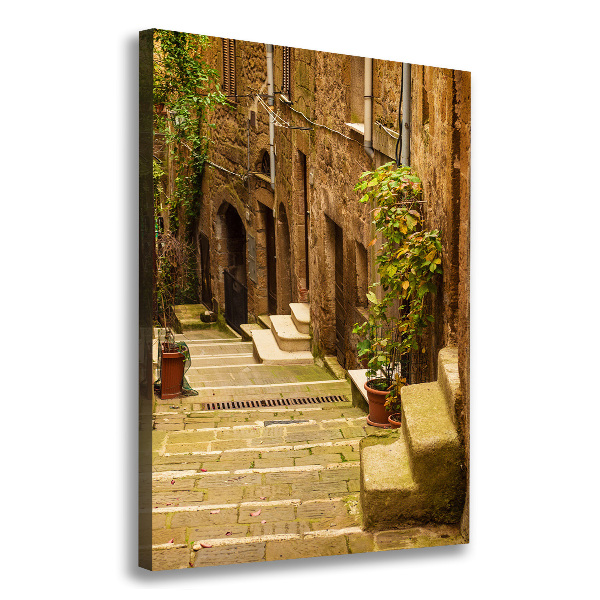 Wall art canvas Italian streets