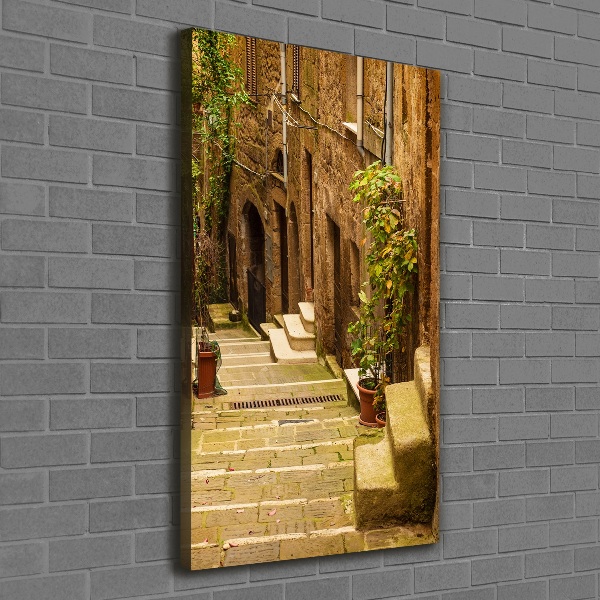 Wall art canvas Italian streets