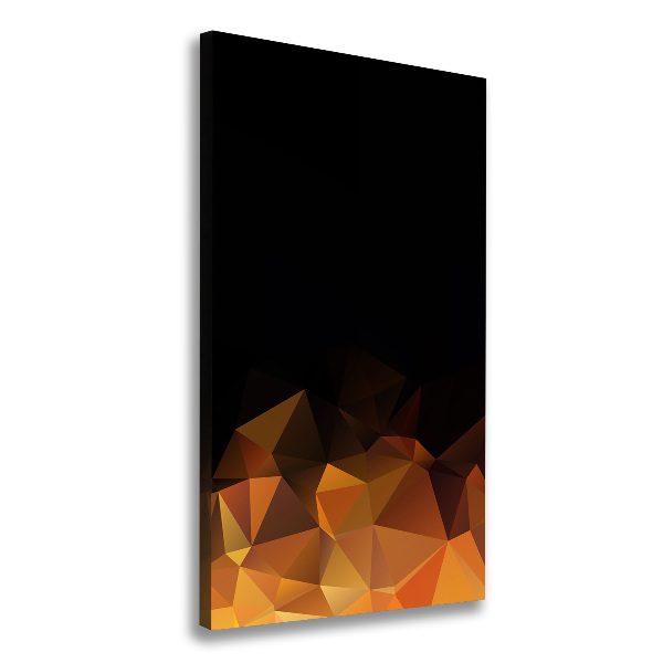 Canvas wall art Abstraction of the triangle