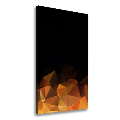 Canvas wall art Abstraction of the triangle