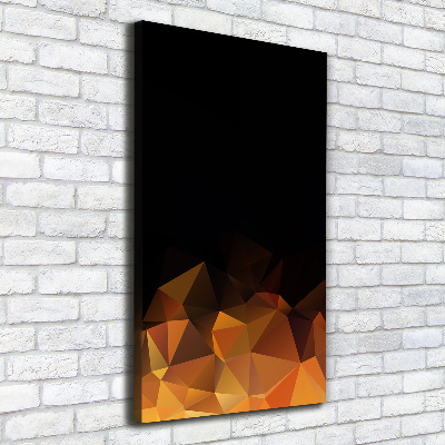 Canvas wall art Abstraction of the triangle