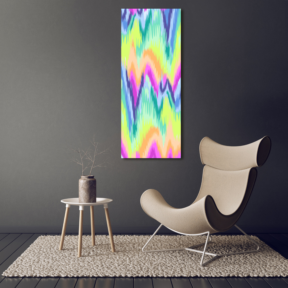 Canvas wall art Rainbow background