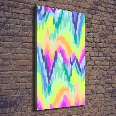 Canvas wall art Rainbow background