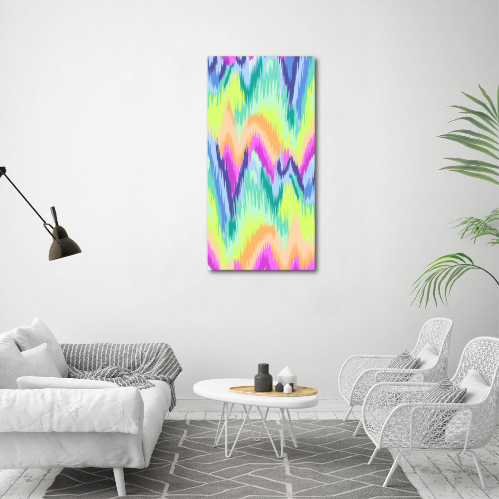 Canvas wall art Rainbow background