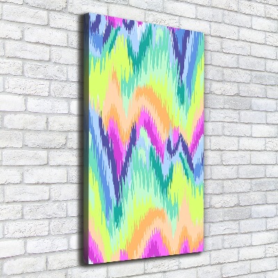 Canvas wall art Rainbow background