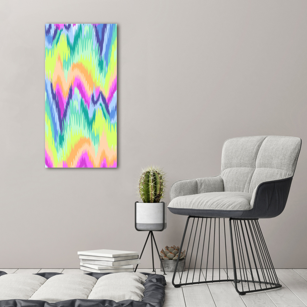 Canvas wall art Rainbow background