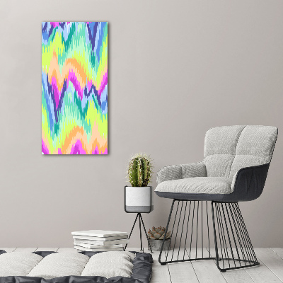 Canvas wall art Rainbow background