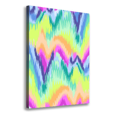 Canvas wall art Rainbow background