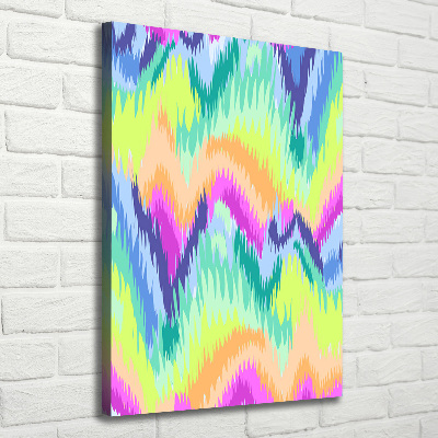 Canvas wall art Rainbow background