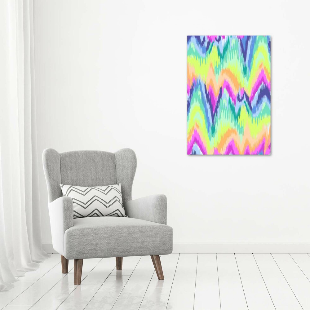 Canvas wall art Rainbow background