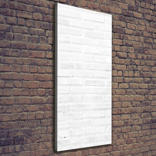 Wall art canvas large Brick wall