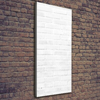 Wall art canvas large Brick wall