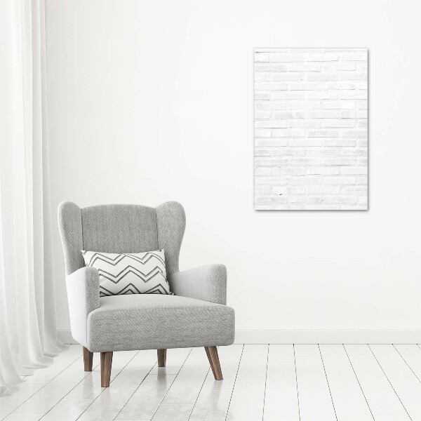 Wall art canvas large Brick wall