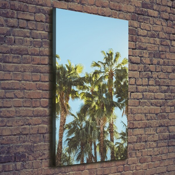 Large canvas wall art Palm trees