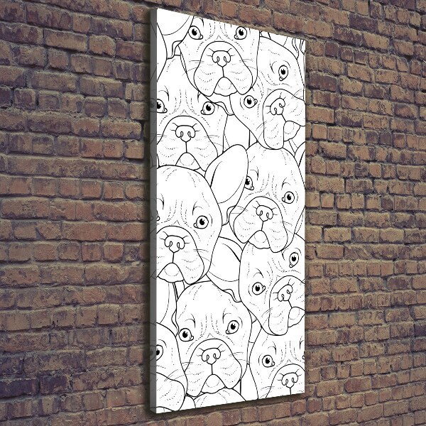 Wall art canvas French Bulldogs