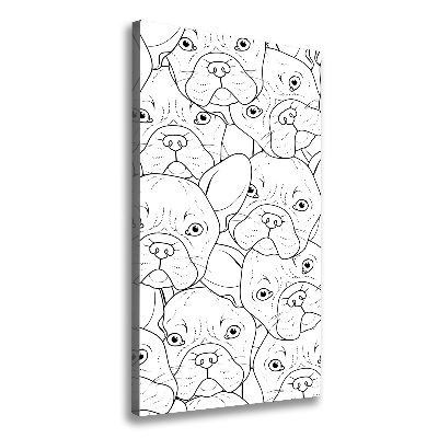 Wall art canvas French Bulldogs