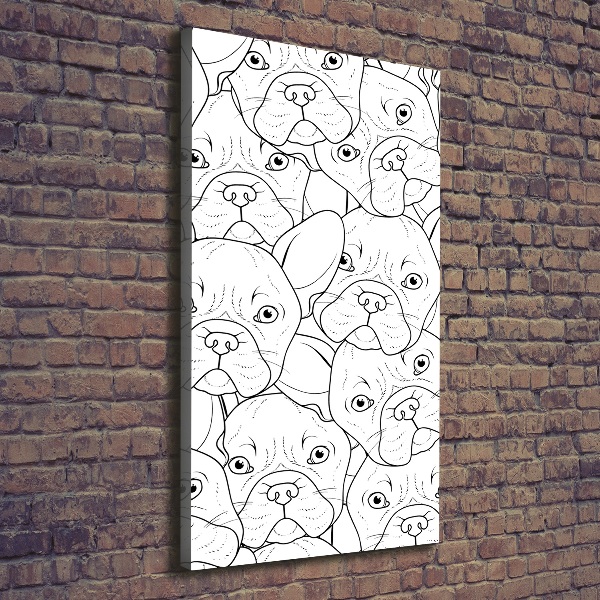 Wall art canvas French Bulldogs