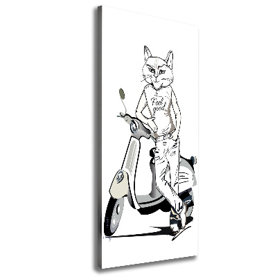 Large canvas wall art Cat