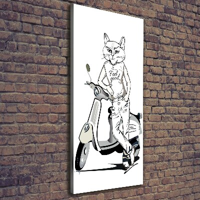 Large canvas wall art Cat