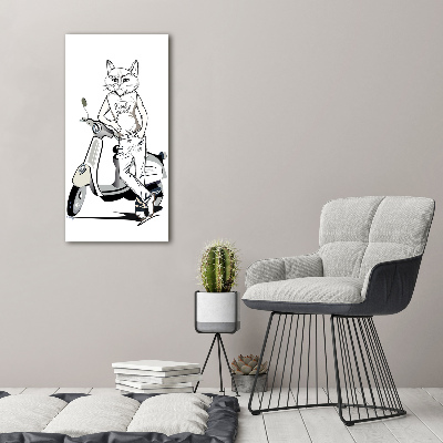 Large canvas wall art Cat