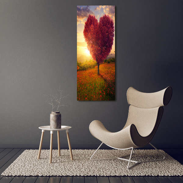 Canvas wall art Heart