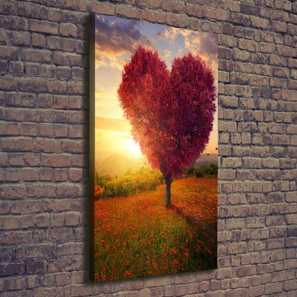 Canvas wall art Heart