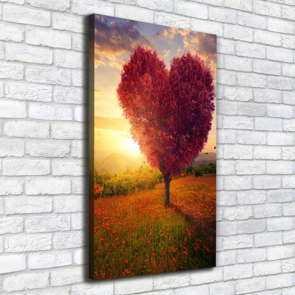 Canvas wall art Heart