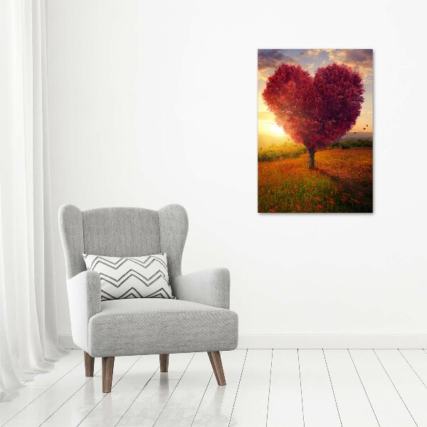 Canvas wall art Heart